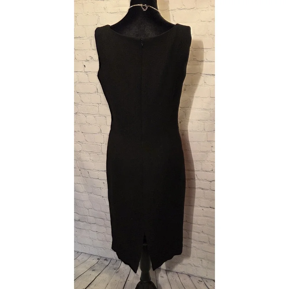 Frascara Beker Fashions Toronto Vintage 100% Wool, Lined Sz 8 Little Black Dress